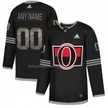 Maglia Hockey Ottawa Senators Personalizzate Black Shadow Nero