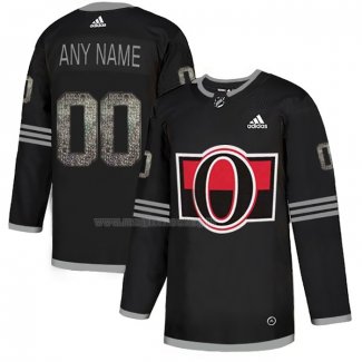 Maglia Hockey Ottawa Senators Personalizzate Black Shadow Nero