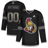 Maglia Hockey Ottawa Senators Personalizzate Black Shadow Nero2