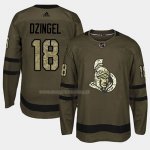 Maglia Hockey Ottawa Senators Ryan Dzingel 2018 Salute To Service Verde Militare