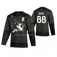 Maglia Hockey Pittsburgh Penguins Brent Burns Autentico 2019 Veterans Day Camuffamento