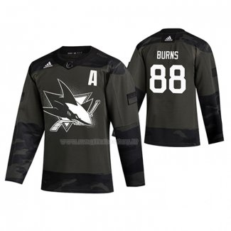 Maglia Hockey Pittsburgh Penguins Brent Burns Autentico 2019 Veterans Day Camuffamento