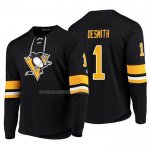 Maglia Hockey Pittsburgh Penguins Casey Desmith Platinum Nero