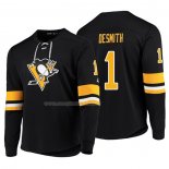 Maglia Hockey Pittsburgh Penguins Casey Desmith Platinum Nero