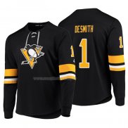 Maglia Hockey Pittsburgh Penguins Casey Desmith Platinum Nero