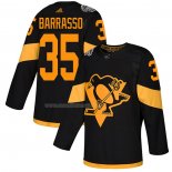 Maglia Hockey Pittsburgh Penguins Tom Barrasso Autentico 2019 Stadium Series Nero