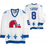 Maglia Hockey Quebec Nordiques Marc Tardif Heritage Vintage Replica Bianco