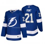 Maglia Hockey Tampa Bay Lightning Brayden Point Home Autentico Giocatore Blu