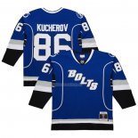 Maglia Hockey Tampa Bay Lightning Nikita Kucherov Mitchell & Ness 2013-14 Blu
