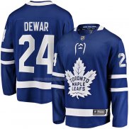 Maglia Hockey Toronto Maple Leafs Connor Dewar Home Premier Breakaway Blu