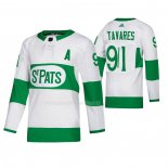 Maglia Hockey Toronto Maple Leafs John Tavares Road Bianco