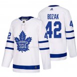 Maglia Hockey Toronto Maple Leafs Tyler Bozak Away 2017-2018 Bianco
