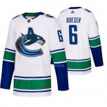 Maglia Hockey Vancouver Canucks Brock Boeser 2019-20 Away Autentico Bianco
