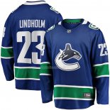 Maglia Hockey Vancouver Canucks Elias Lindholm Home Premier Breakaway Blu