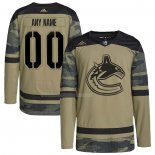 Maglia Hockey Vancouver Canucks Personalizzate Military Appreciation Team Autentico Practice Camuffamento