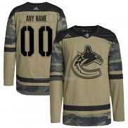 Maglia Hockey Vancouver Canucks Personalizzate Military Appreciation Team Autentico Practice Camuffamento