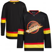 Maglia Hockey Vancouver Canucks Throwback Autentico Pro Blank Nero
