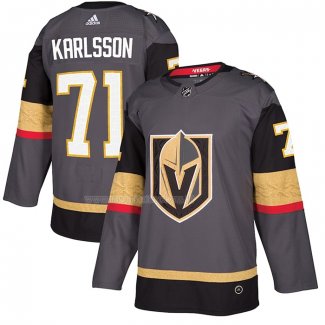 Maglia Hockey Vegas Golden Knights William Karlsson Autentico Gris
