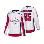 Maglia Hockey Washington Capitals Andre Burakovsky Centennial Patch 2018 Bianco