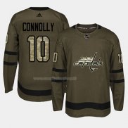 Maglia Hockey Washington Capitals Brett Connolly 2018 Salute To Service Verde Militare