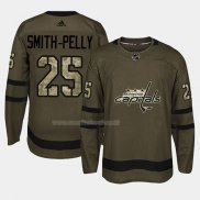 Maglia Hockey Washington Capitals Devante Smith Pelly 2018 Salute To Service Verde Militare