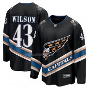 Maglia Hockey Washington Capitals Tom Wilson Alternato 50th Anniversary Premier Breakaway Nero