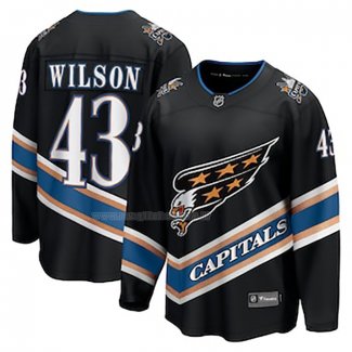 Maglia Hockey Washington Capitals Tom Wilson Alternato 50th Anniversary Premier Breakaway Nero
