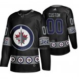 Maglia Hockey Winnipeg Jets Personalizzate Breakaway Nero
