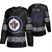 Maglia Hockey Winnipeg Jets Personalizzate Breakaway Nero