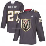 Maglia Vegas Golden Knights Shea Theodore Dia de Los Muertos Gris