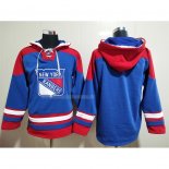 Felpa con Cappuccio New York Rangers Blu
