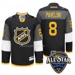 Maglia Hockey 2016 All Star San Jose Sharks Joe Pavelski Nero