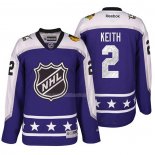 Maglia Hockey 2017 All Star Chicago Blackhawks Duncan Keith Viola