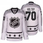 Maglia Hockey 2017 All Star Washington Capitals Braden Holtby Bianco