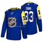 Maglia Hockey 2018 All Star Boston Bruins Zdeno Chara Blu