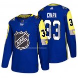 Maglia Hockey 2018 All Star Boston Bruins Zdeno Chara Blu