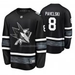 Maglia Hockey 2019 All Star San Jose Sharks Joe Pavelski Nero