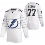 Maglia Hockey 2020 All Star Tampa Bay Lightning Victor Hedman Autentico Bianco