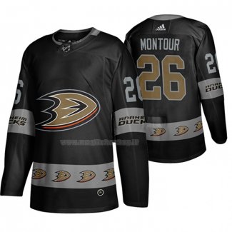 Maglia Hockey Anaheim Ducks Brandon Montour Breakaway Nero