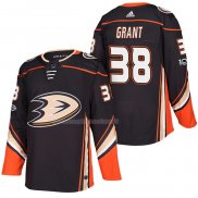 Maglia Hockey Anaheim Ducks Derek Grant Home Autentico 2018 Nero