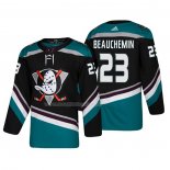 Maglia Hockey Anaheim Ducks Francois Beauchemin Alternato 25th Anniversario Autentico Nero