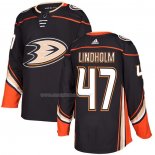 Maglia Hockey Anaheim Ducks Hampus Linoholm Home Autentico 2018 Nero