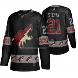 Maglia Hockey Arizona Coyotes Derek Stepan Breakaway Nero