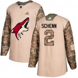 Maglia Hockey Arizona Coyotes Luke Schenn Autentico 2017 Veterans Day Camuffamento