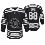 Maglia Hockey Bambino Chicago Blackhawks Patrick Kane Premier Alternato Nero