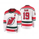 Maglia Hockey Bambino New Jersey Devils Travis Zajac Alternato Breakaway Bianco