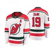 Maglia Hockey Bambino New Jersey Devils Travis Zajac Alternato Breakaway Bianco