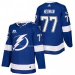 Maglia Hockey Bambino Tampa Bay Lightning Victor Hedman 2018 Autentico Home Blu