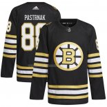 Maglia Hockey Boston Bruins David Pastrnak Primegreen Autentico Pro Nero