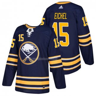 Maglia Hockey Buffalo Sabres Jack Eichel Home Autentico 2018 Blu